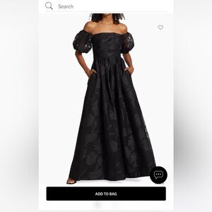 ML Monique Lhuillier

Organza Jacquard Off-The-Shoulder Gown